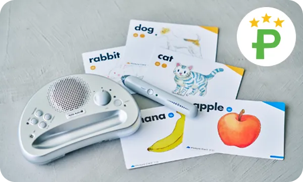 mola mola iと英単語カードの写真